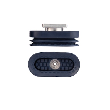 Fipa Bellows vacuum cup oval 65x30 mm, NBR blue, with R-Adapt 138.65x30.028.1